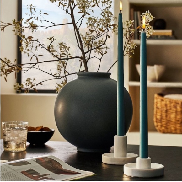 Studio McGee Other - SET OF 2 Studio McGee Marble Taper Candle Holders